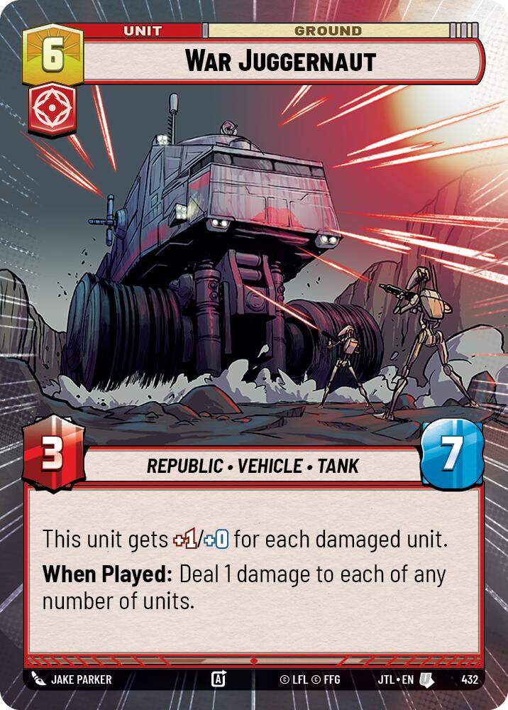 War Juggernaut (432) (Hyperspace) (432) [Jump to Lightspeed] | Eastridge Sports Cards & Games