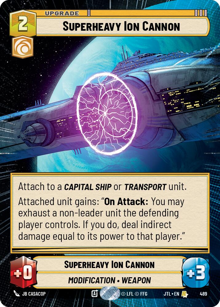 Superheavy Ion Cannon (489) (Hyperspace) (489) [Jump to Lightspeed] | Eastridge Sports Cards & Games