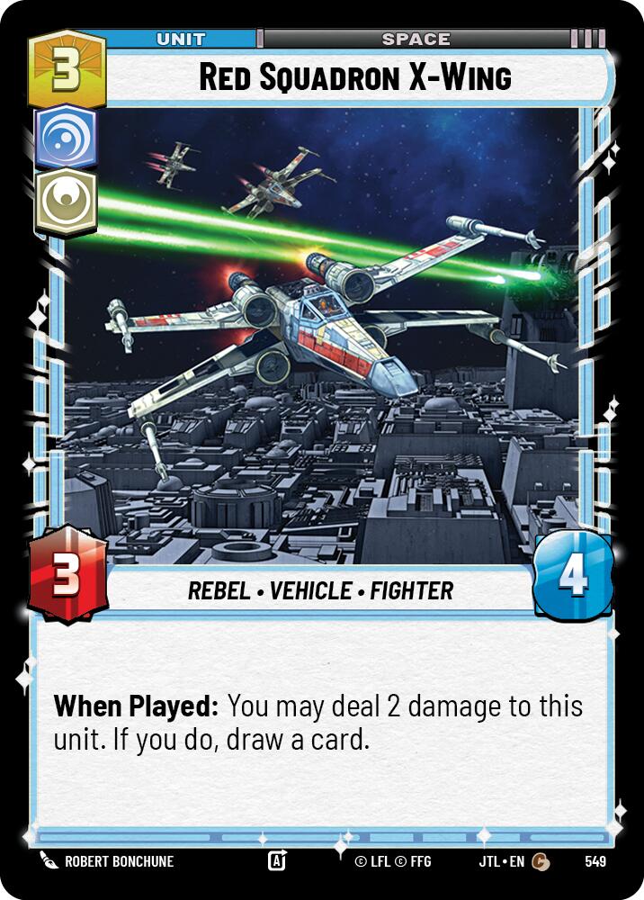 Red Squadron X-Wing (549) (549) [Jump to Lightspeed] | Eastridge Sports Cards & Games