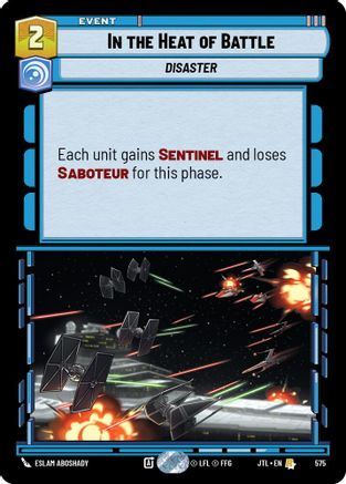 In the Heat of Battle (Foil) (575) - Jump to Lightspeed Foil