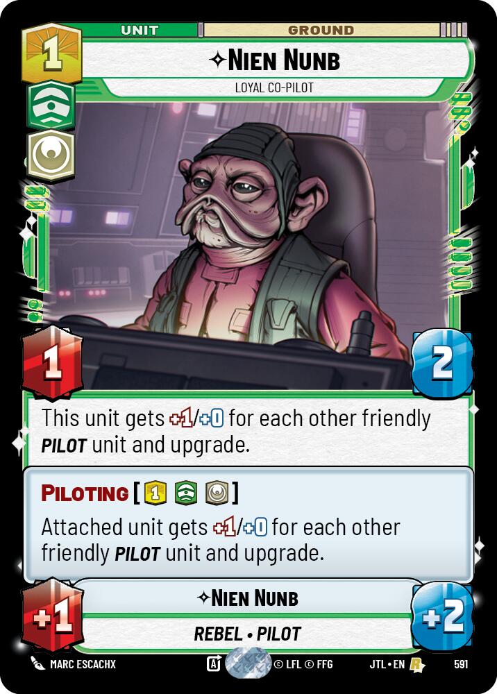 Nien Nunb - Loyal Co-Pilot (591) (591) [Jump to Lightspeed] | Eastridge Sports Cards & Games