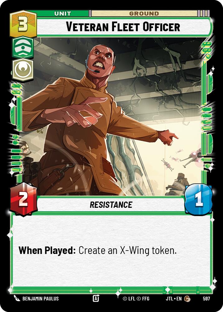 Veteran Fleet Officer (597) (597) [Jump to Lightspeed] | Eastridge Sports Cards & Games