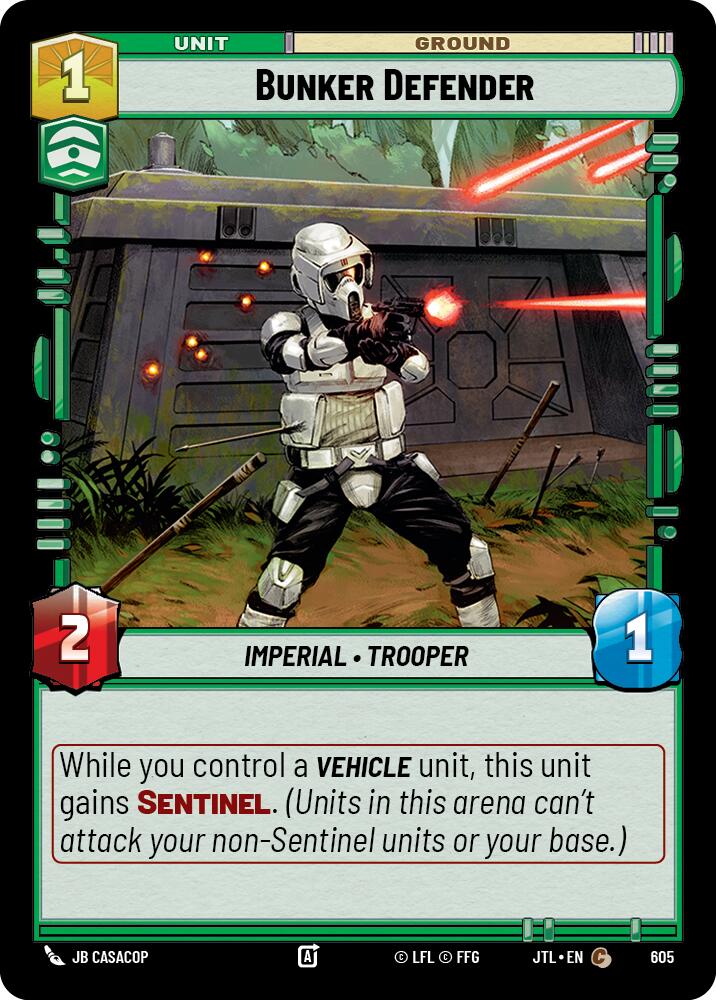 Bunker Defender (605) (605) [Jump to Lightspeed] | Eastridge Sports Cards & Games