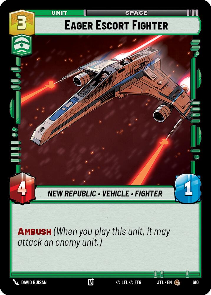 Eager Escort Fighter (610) (610) [Jump to Lightspeed] | Eastridge Sports Cards & Games