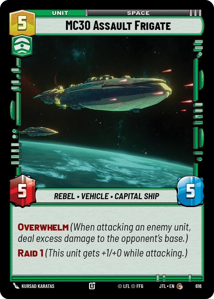 MC30 Assault Frigate (616) (616) [Jump to Lightspeed] | Eastridge Sports Cards & Games