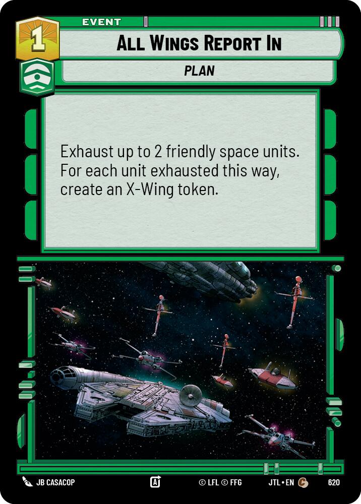 All Wings Report In (620) (620) [Jump to Lightspeed] | Eastridge Sports Cards & Games