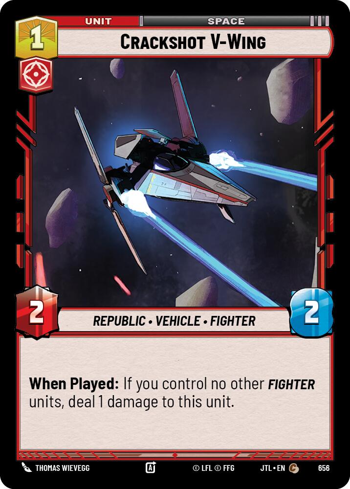 Crackshot V-Wing (656) (656) [Jump to Lightspeed] | Eastridge Sports Cards & Games