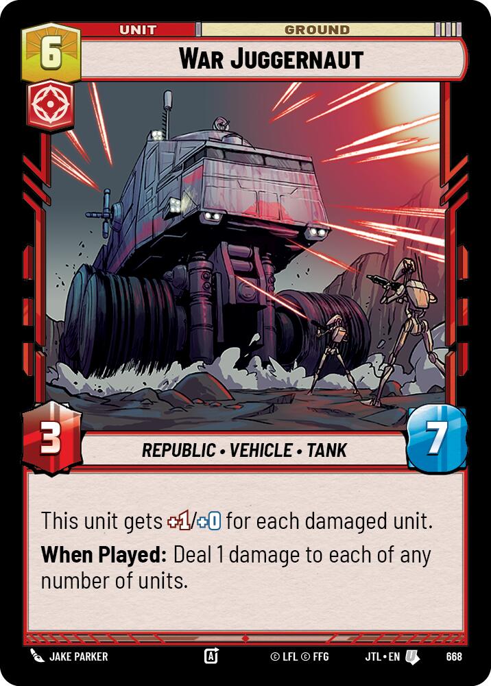 War Juggernaut (668) (668) [Jump to Lightspeed] | Eastridge Sports Cards & Games