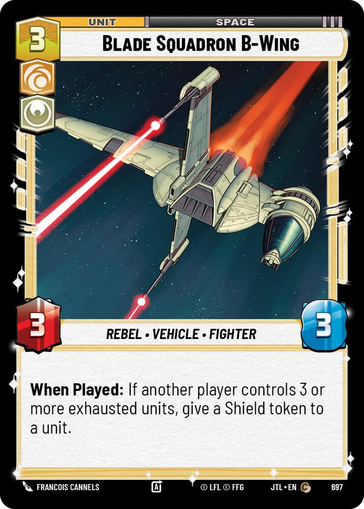 Blade Squadron B-Wing (697) (697) [Jump to Lightspeed] | Eastridge Sports Cards & Games