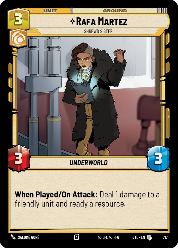 Rafa Martez - Shrewd Sister (717) (717) [Jump to Lightspeed] | Eastridge Sports Cards & Games