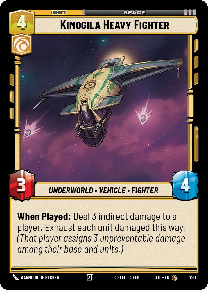 Kimogila Heavy Fighter (720) (720) [Jump to Lightspeed] | Eastridge Sports Cards & Games