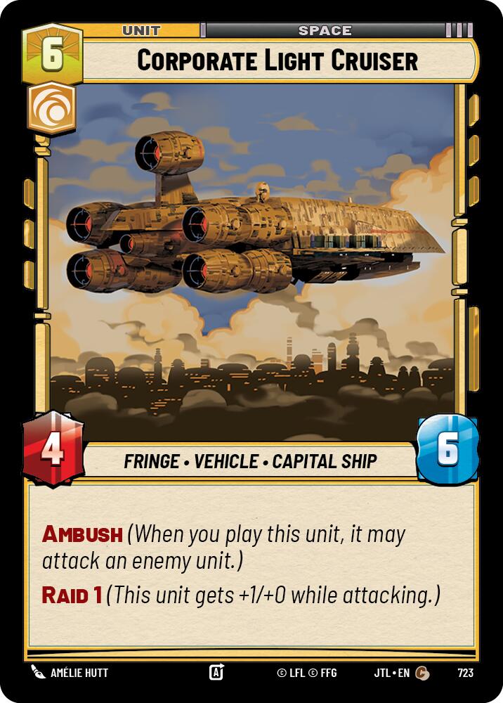 Corporate Light Cruiser (723) (723) [Jump to Lightspeed] | Eastridge Sports Cards & Games
