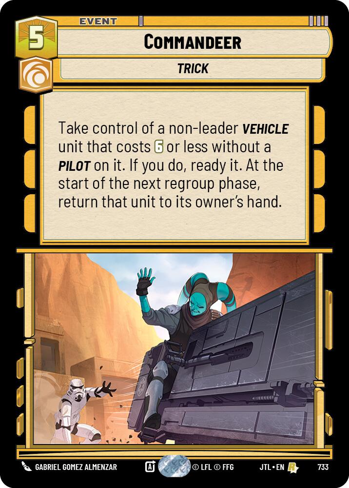 Commandeer (733) (733) [Jump to Lightspeed] | Eastridge Sports Cards & Games