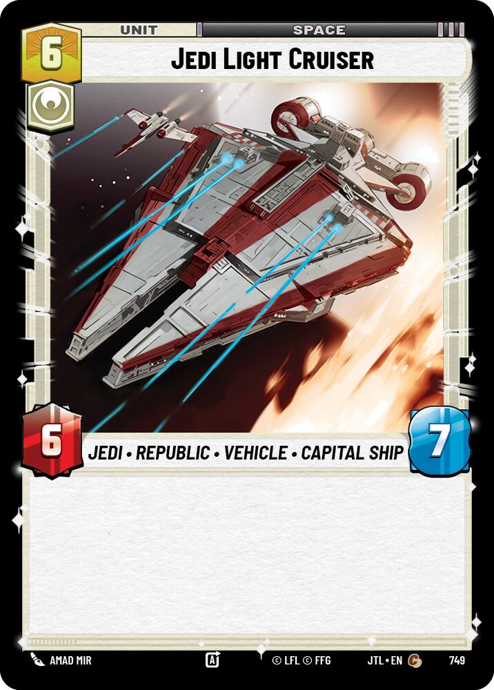 Jedi Light Cruiser (749) (749) [Jump to Lightspeed] | Eastridge Sports Cards & Games
