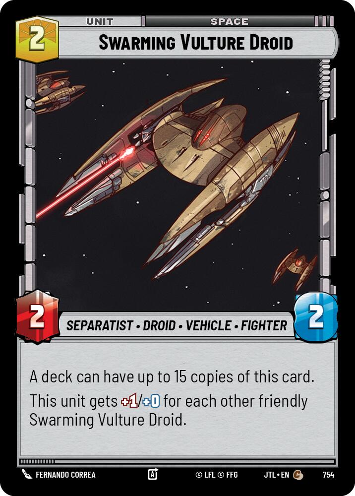 Swarming Vulture Droid (754) (754) [Jump to Lightspeed] | Eastridge Sports Cards & Games