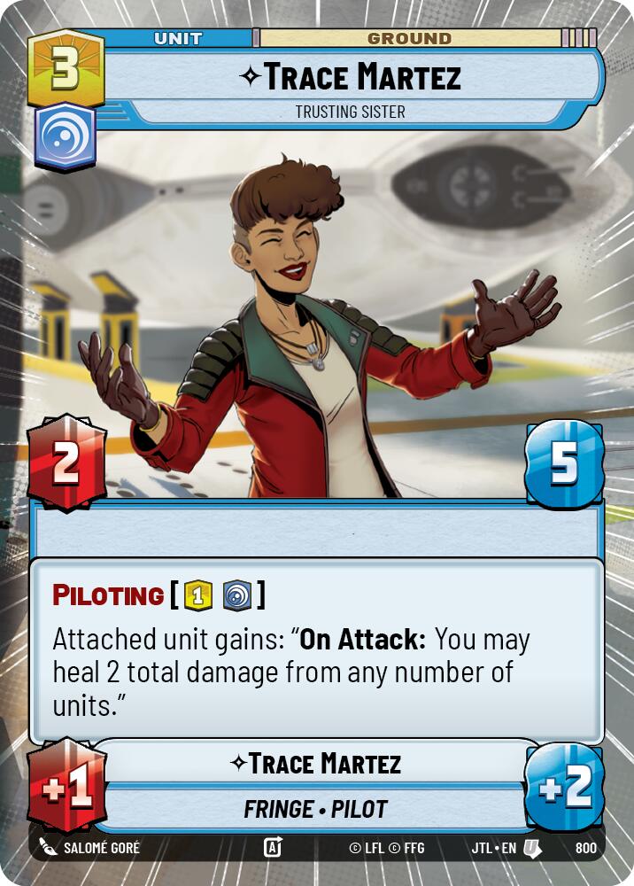 Trace Martez - Trusting Sister (800) (Hyperspace Foil) (800) [Jump to Lightspeed] | Eastridge Sports Cards & Games