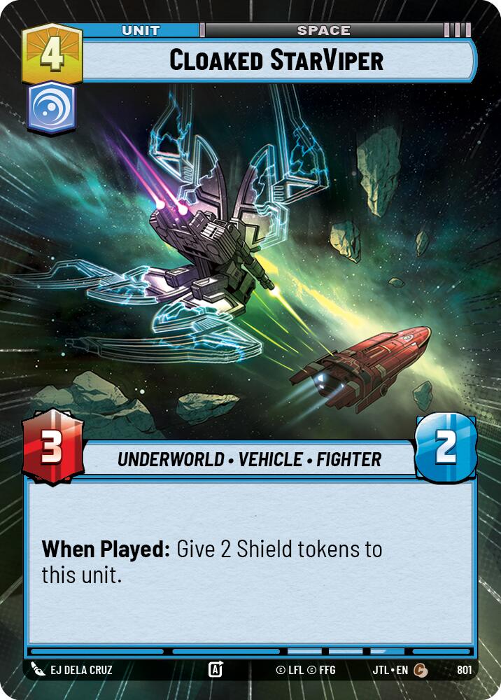 Cloaked StarViper (801) (Hyperspace Foil) (801) [Jump to Lightspeed] | Eastridge Sports Cards & Games