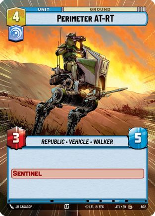 Perimeter AT-RT (Hyperspace Foil) (802) - Jump to Lightspeed Foil