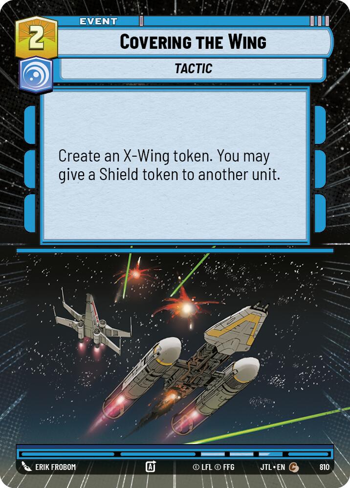 Covering the Wing (810) (Hyperspace Foil) (810) [Jump to Lightspeed] | Eastridge Sports Cards & Games