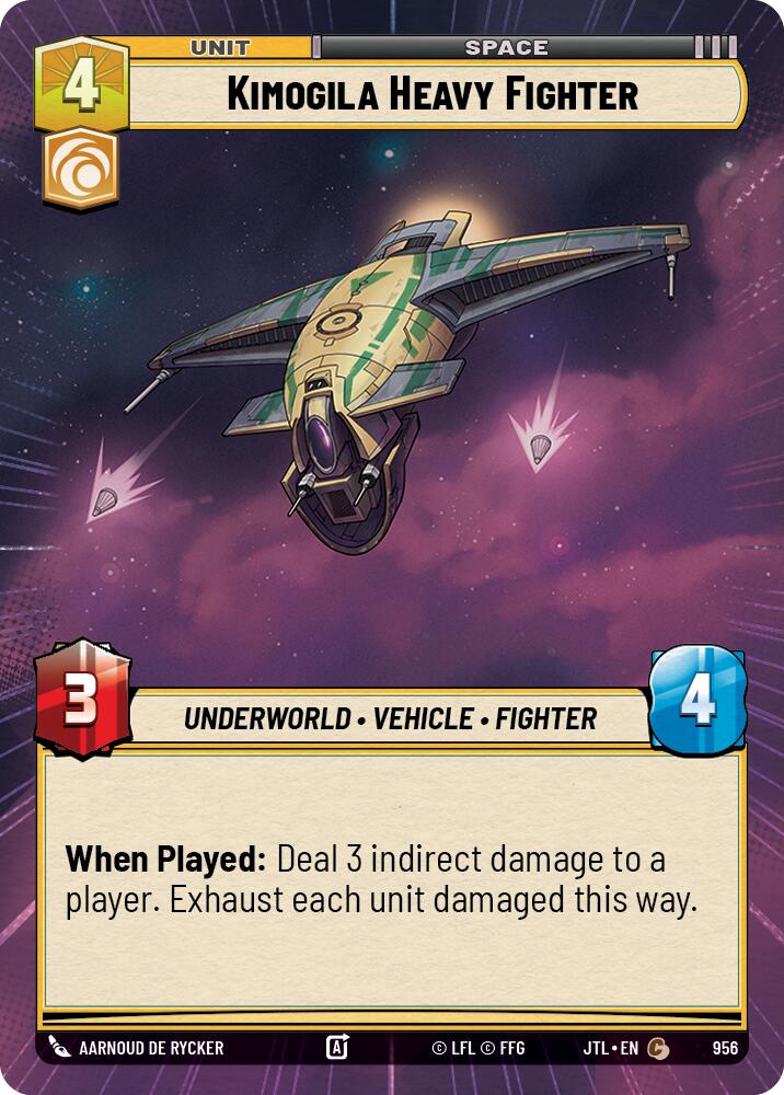 Kimogila Heavy Fighter (956) (Hyperspace Foil) (956) [Jump to Lightspeed] | Eastridge Sports Cards & Games