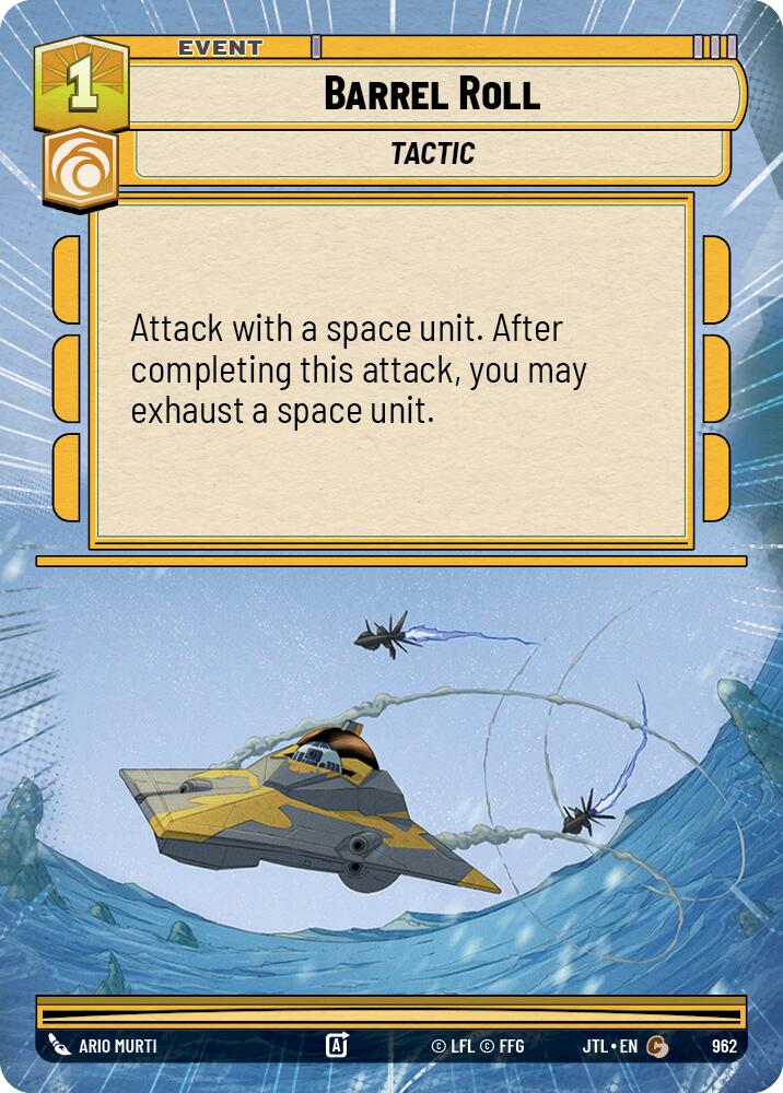 Barrel Roll (962) (Hyperspace Foil) (962) [Jump to Lightspeed] | Eastridge Sports Cards & Games