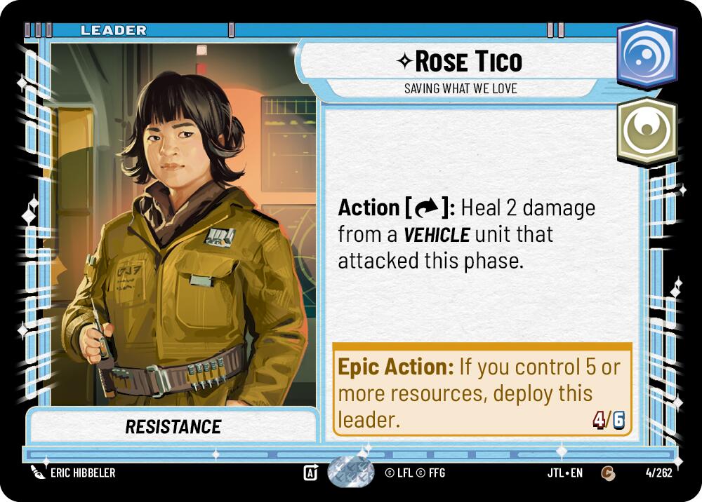Rose Tico - Saving What We Love (004/262) (004/262) [Jump to Lightspeed] | Eastridge Sports Cards & Games