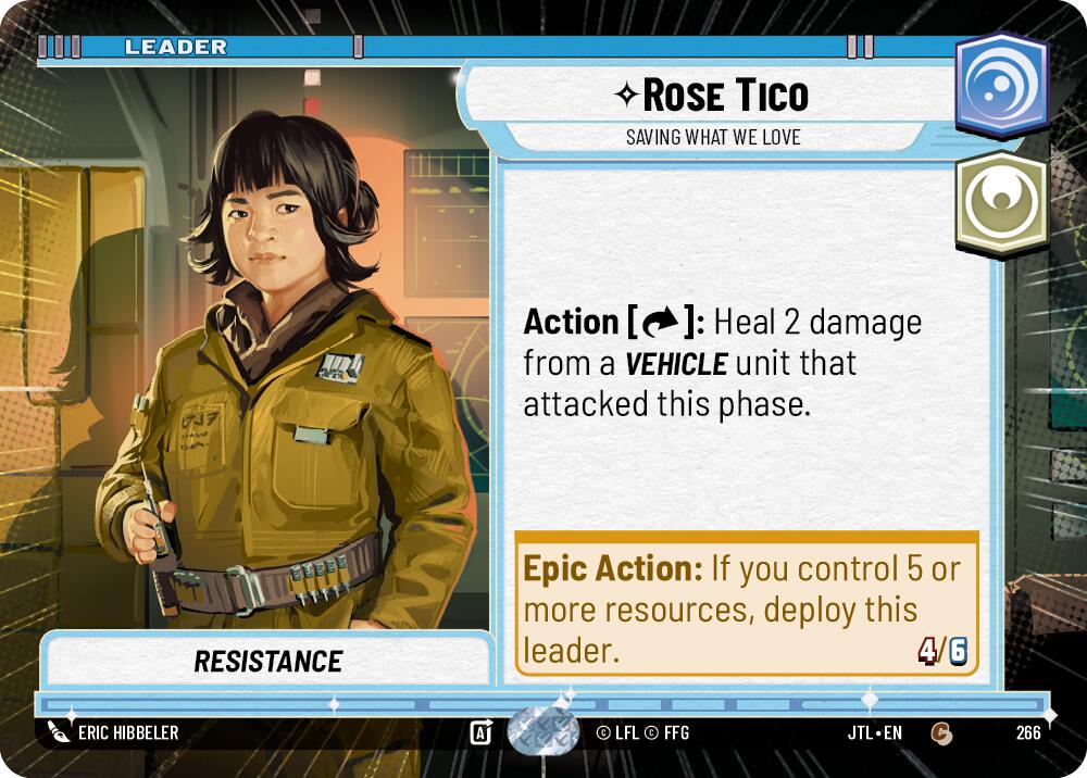 Rose Tico - Saving What We Love (266) (Hyperspace) (266) [Jump to Lightspeed] | Eastridge Sports Cards & Games