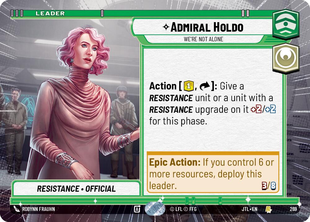 Admiral Holdo - We're Not Alone (269) (Hyperspace) (269) [Jump to Lightspeed] | Eastridge Sports Cards & Games