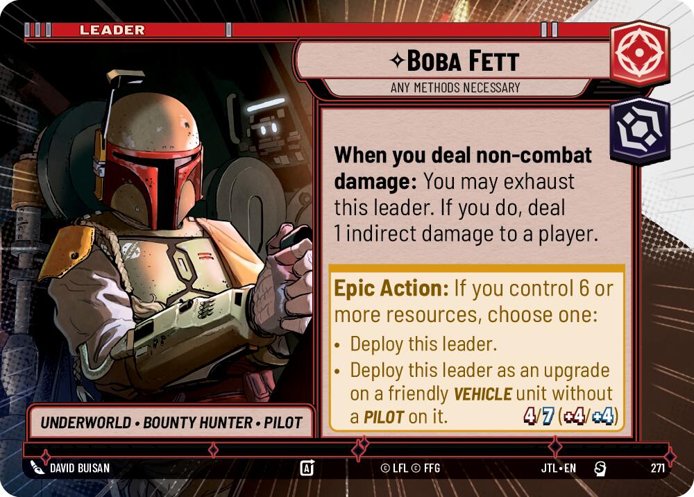 Boba Fett - Any Methods Necessary (271) (Hyperspace) (271) [Jump to Lightspeed] | Eastridge Sports Cards & Games