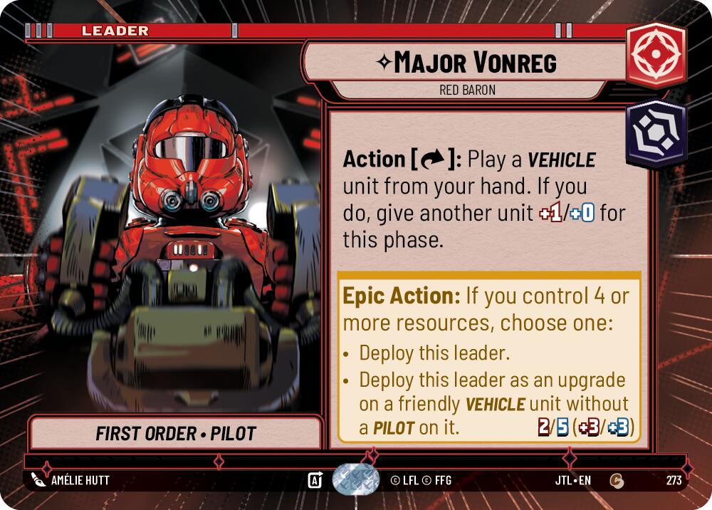 Major Vonreg - Red Baron (273) (Hyperspace) (273) [Jump to Lightspeed] | Eastridge Sports Cards & Games