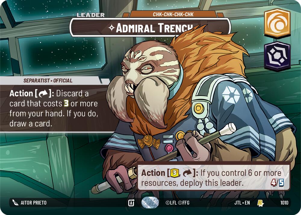 Admiral Trench - Chk-chk-chk-chk (1010) (Showcase) (1010) [Jump to Lightspeed] | Eastridge Sports Cards & Games