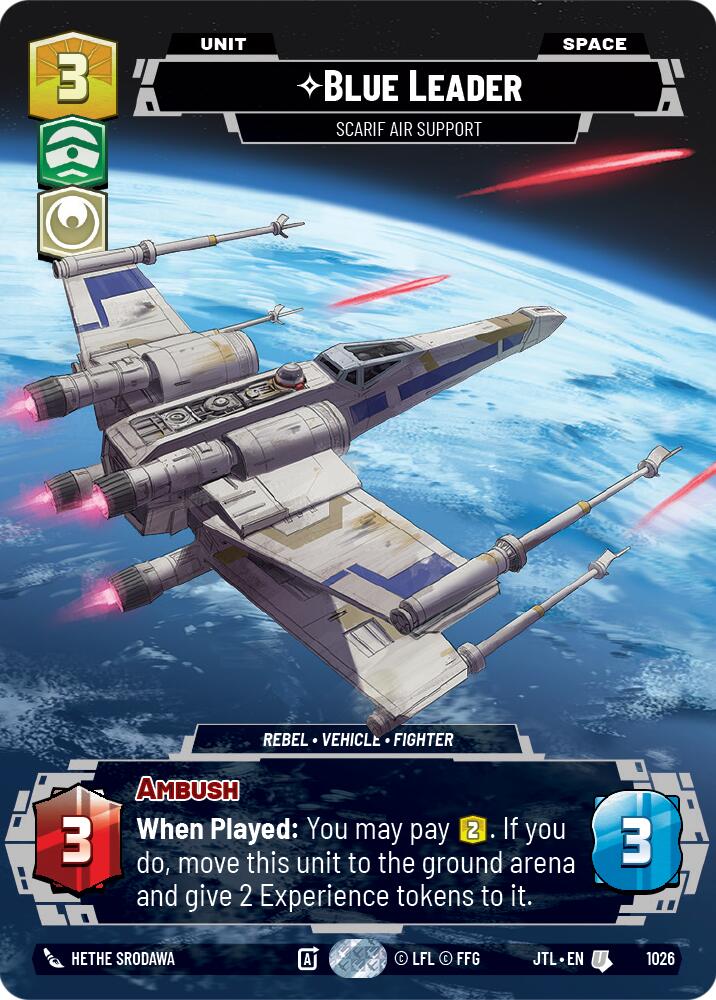 Blue Leader - Scarif Air Support (1026) (Prestige) (1026) [Jump to Lightspeed] | Eastridge Sports Cards & Games