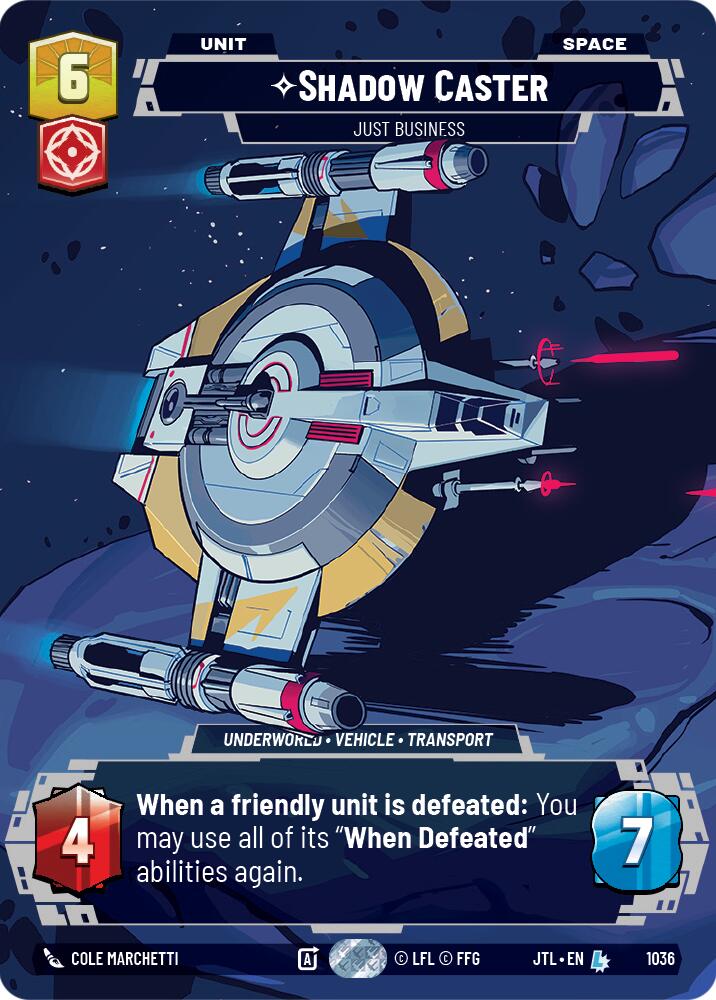 Shadow Caster - Just Business (1036) (Prestige) (1036) [Jump to Lightspeed] | Eastridge Sports Cards & Games