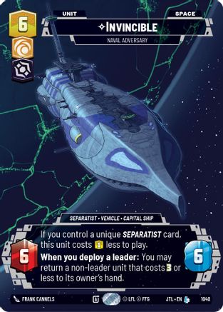 Invincible - Naval Adversary (Prestige) (1040) - Jump to Lightspeed