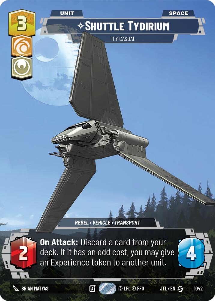 Shuttle Tydirium - Fly Casual (1042) (Prestige) (1042) [Jump to Lightspeed] | Eastridge Sports Cards & Games