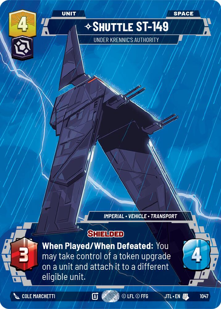 Shuttle ST-149 - Under Krennic's Authority (1047) (Prestige) (1047) [Jump to Lightspeed] | Eastridge Sports Cards & Games