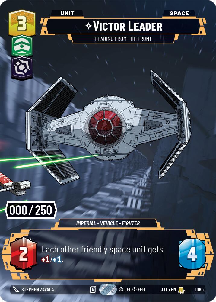 Victor Leader - Leading from the Front (1095) (Serialized) (1095) [Jump to Lightspeed] | Eastridge Sports Cards & Games