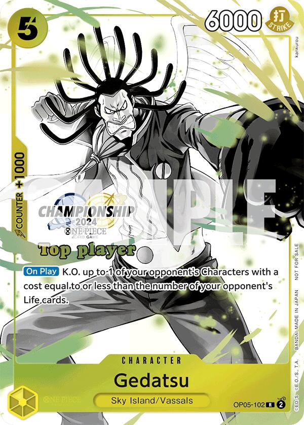 Gedatsu (Championship 2024 Top Player Pack Vol. 2) [One Piece Promotion Cards] | Eastridge Sports Cards & Games