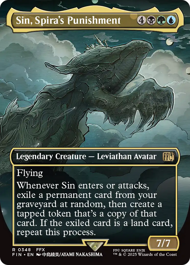 Sin, Spira's Punishment (Borderless) [FINAL FANTASY] | Eastridge Sports Cards & Games