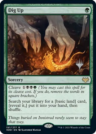 Dig Up (Promo Pack) [Innistrad: Crimson Vow Promos] | Eastridge Sports Cards & Games