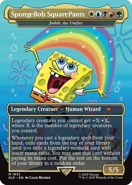 SpongeBob SquarePants - Jodah, the Unifier [Secret Lair Drop Series] | Eastridge Sports Cards & Games