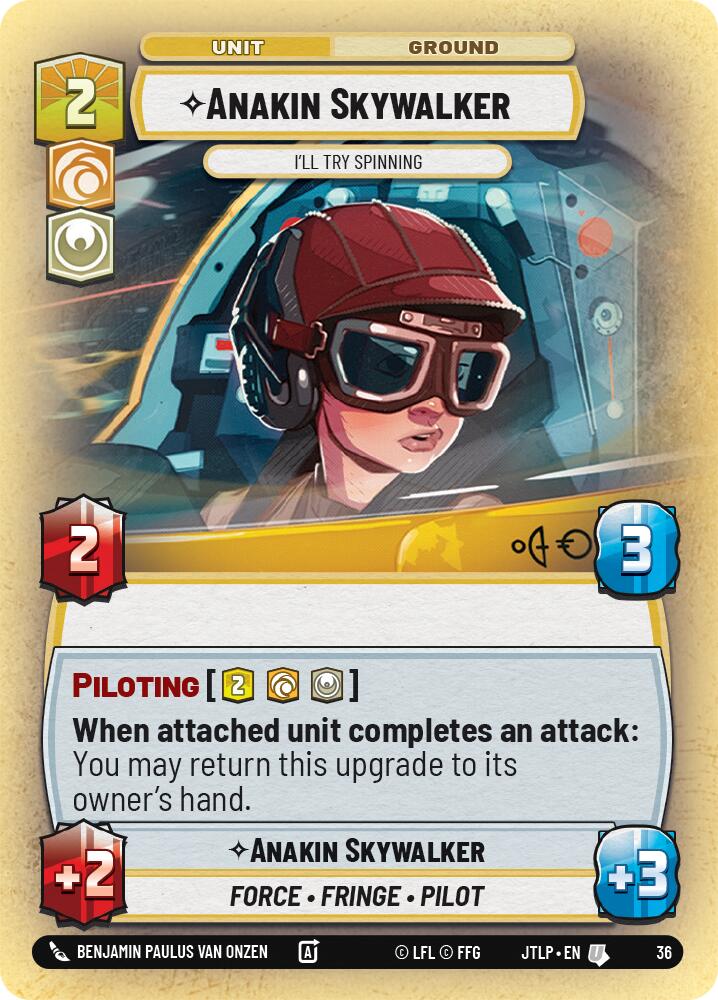 Anakin Skywalker - I'll Try Spinning (36) (36) [Jump to Lightspeed: Weekly Play] | Eastridge Sports Cards & Games