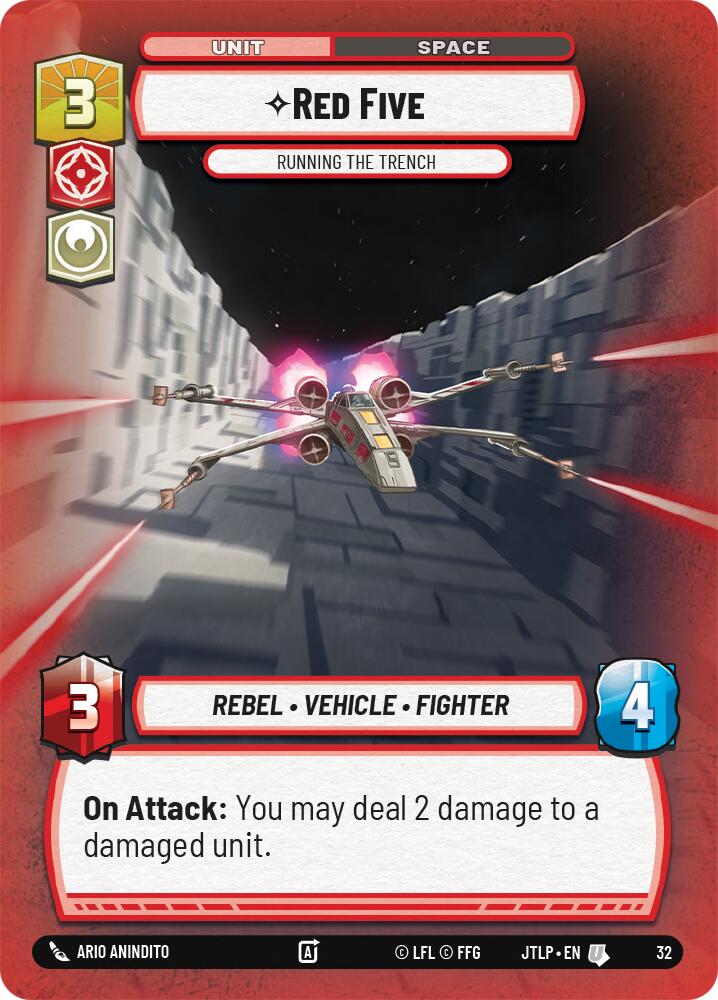 Red Five - Running the Trench (32) (32) [Jump to Lightspeed: Weekly Play] | Eastridge Sports Cards & Games