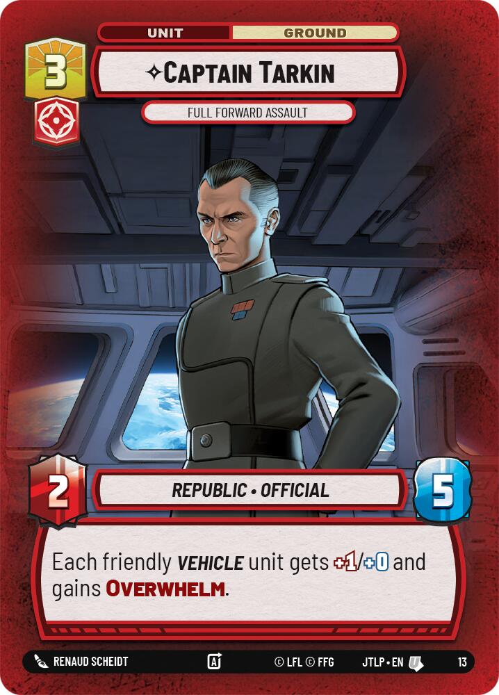 Captain Tarkin - Full Forward Assault (13) (13) [Jump to Lightspeed: Weekly Play] | Eastridge Sports Cards & Games
