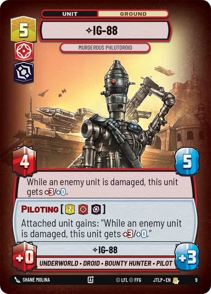 IG-88 - Murderous Phlutdroid (9) (9) [Jump to Lightspeed: Weekly Play] | Eastridge Sports Cards & Games