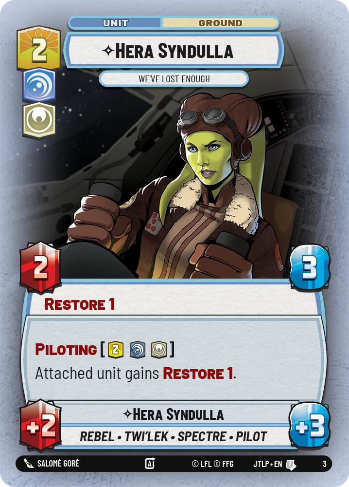 Hera Syndulla - We've Lost Enough (3) (3) [Jump to Lightspeed: Weekly Play] | Eastridge Sports Cards & Games