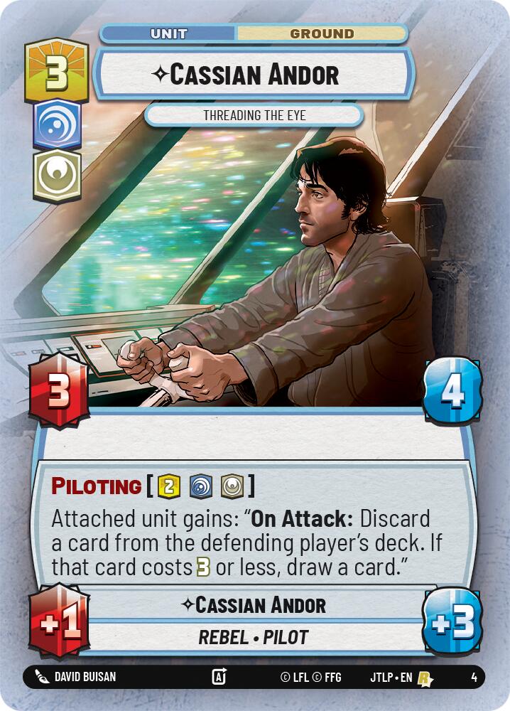 Cassian Andor - Threading the Eye (4) (4) [Jump to Lightspeed: Weekly Play] | Eastridge Sports Cards & Games