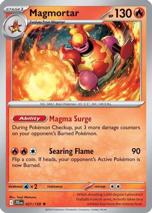 Magmortar (021/159) [Scarlet & Violet: Journey Together] | Eastridge Sports Cards & Games