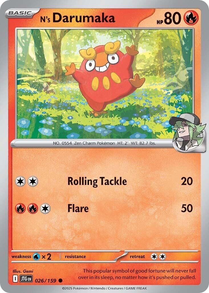 N's Darumaka (026/159) [Scarlet & Violet: Journey Together] | Eastridge Sports Cards & Games