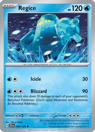 Regice (042/159) [Scarlet & Violet: Journey Together] | Eastridge Sports Cards & Games